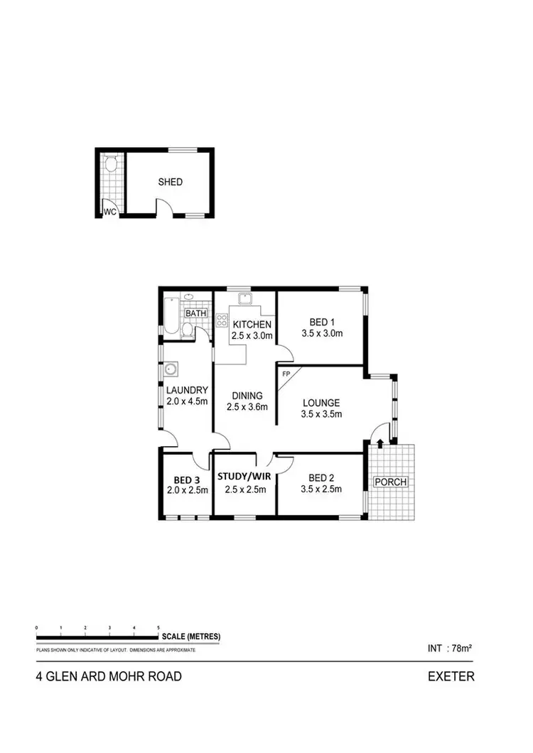 Floorplan of Homely house listing, 4 Glen Ard Mohr Road, Exeter TAS 7275