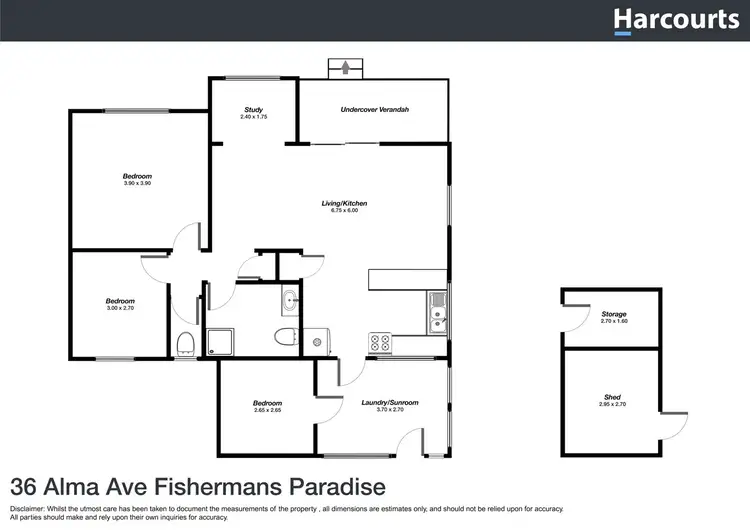 Floorplan of Homely house listing, 36 Alma Avenue, Fishermans Paradise NSW 2539