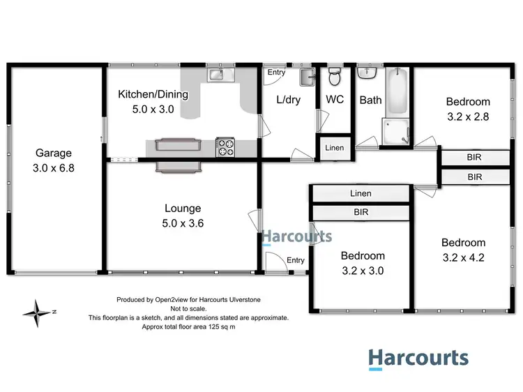 Floorplan of Homely house listing, 29 Cluan Crescent, Ulverstone TAS 7315