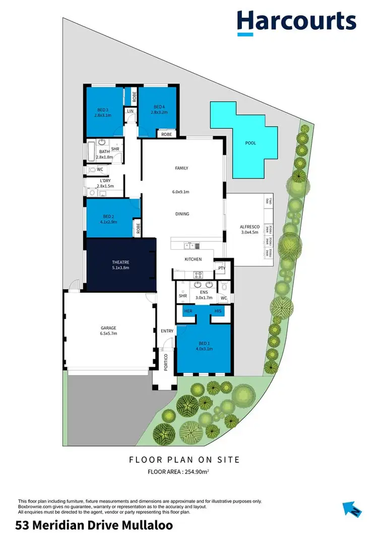 Floorplan of Homely house listing, 53 Meridian Drive, Mullaloo WA 6027