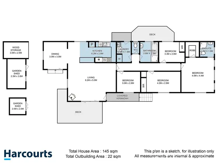 Floorplan of Homely house listing, 16 Garnett Street, Blackmans Bay TAS 7052