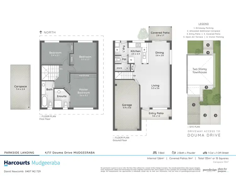 Floorplan of Homely townhouse listing, 4/17 Douma Drive, Mudgeeraba QLD 4213
