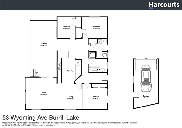 Floorplan of Homely house listing, 53 Wyoming Avenue, Burrill Lake NSW 2539