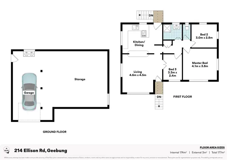 Floorplan of Homely house listing, 214 Ellison Road, Geebung QLD 4034