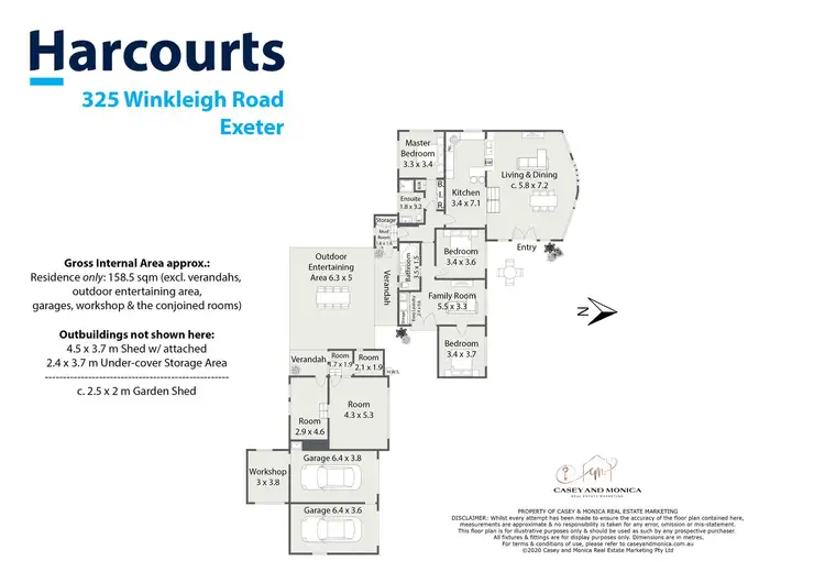Floorplan of Homely house listing, 325 Winkleigh Road, Exeter TAS 7275