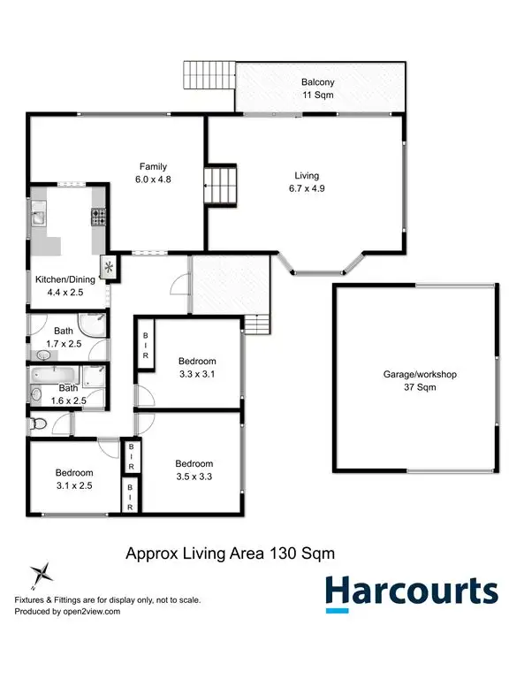Floorplan of Homely house listing, 11 Honolulu Street, Midway Point TAS 7171
