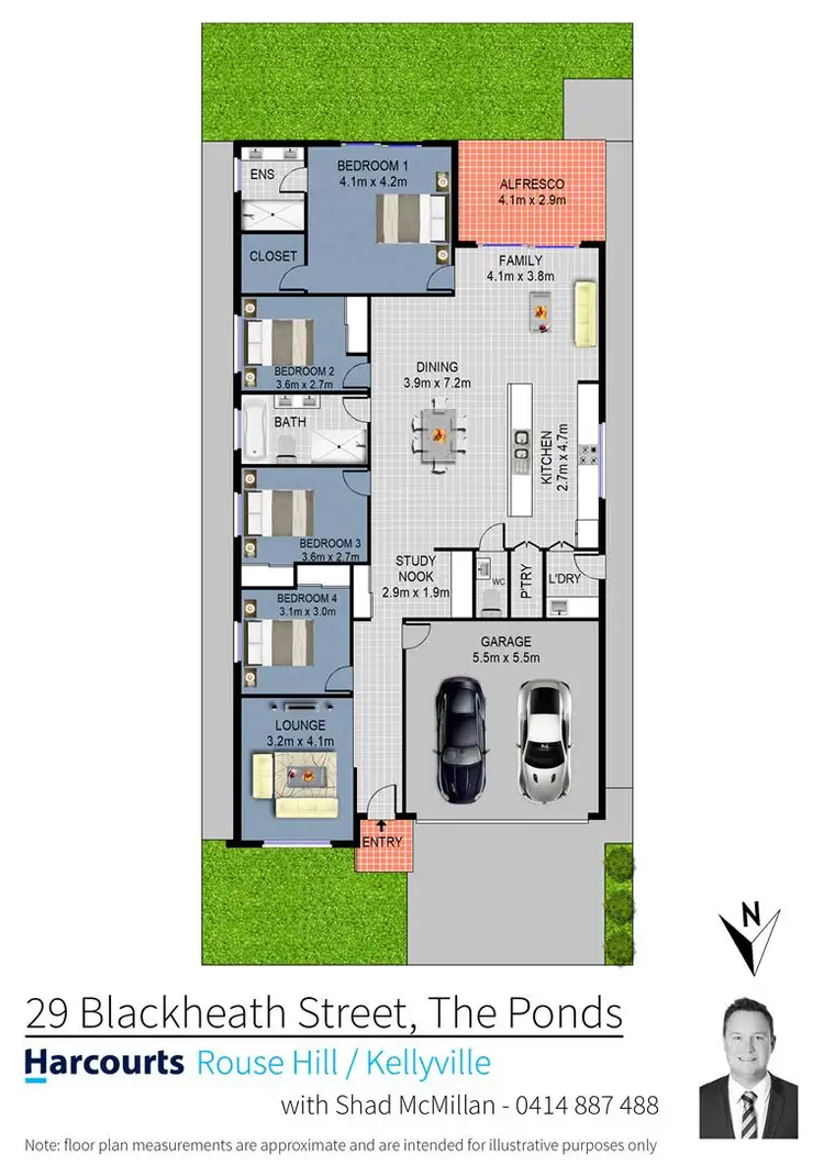 Floorplan of Homely house listing, 29 Blackheath Street, The Ponds NSW 2769