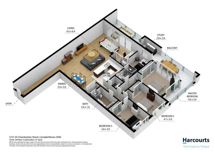 Floorplan of Homely apartment listing, 5/31-35 Chamberlain Street, Campbelltown NSW 2560