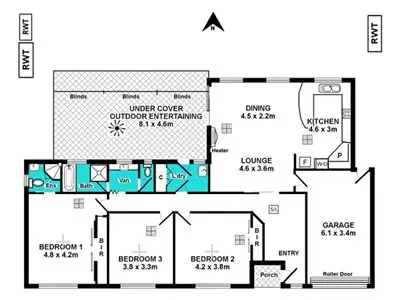 Floorplan of Homely house listing, 42A Lascelles Avenue, Warradale SA