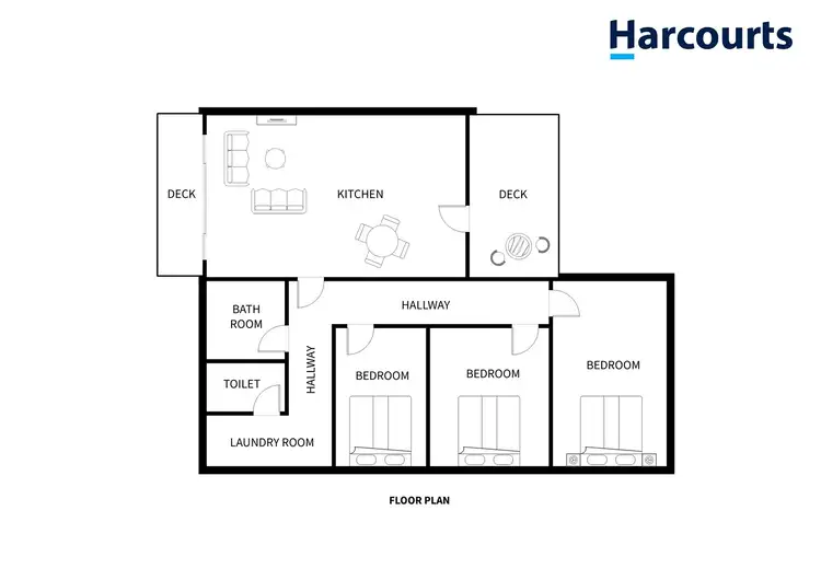 Floorplan of Homely house listing, 7 Motavu Drive, Horsham VIC 3400