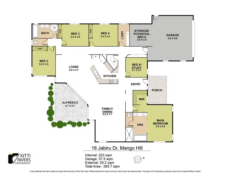 Floorplan of Homely house listing, 16 Jabiru Drive, Mango Hill QLD 4509