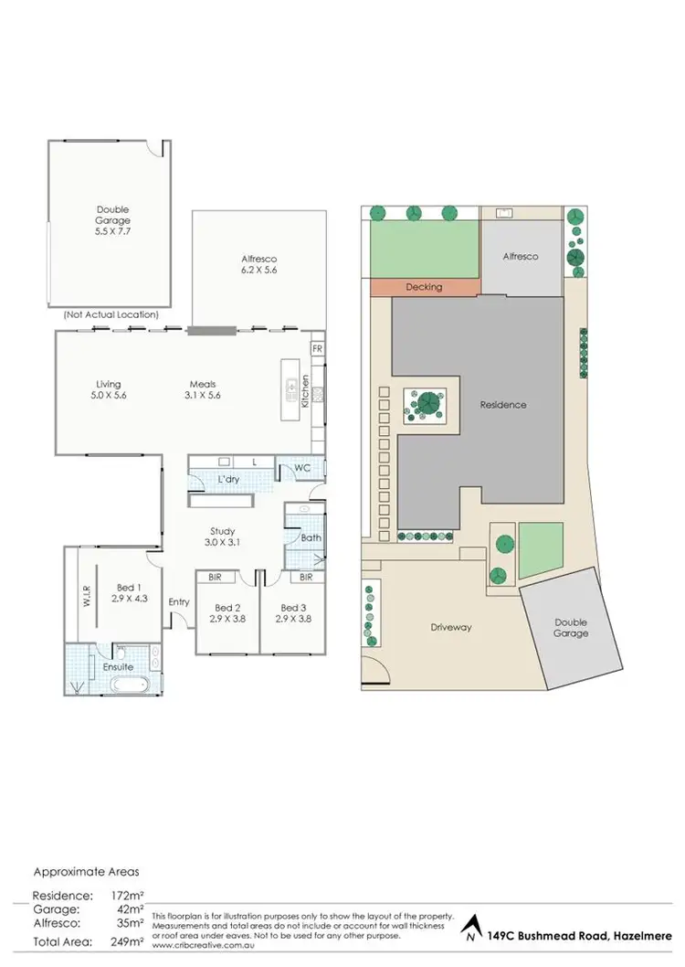 Floorplan of Homely house listing, 149C Bushmead Road, Hazelmere WA 6055