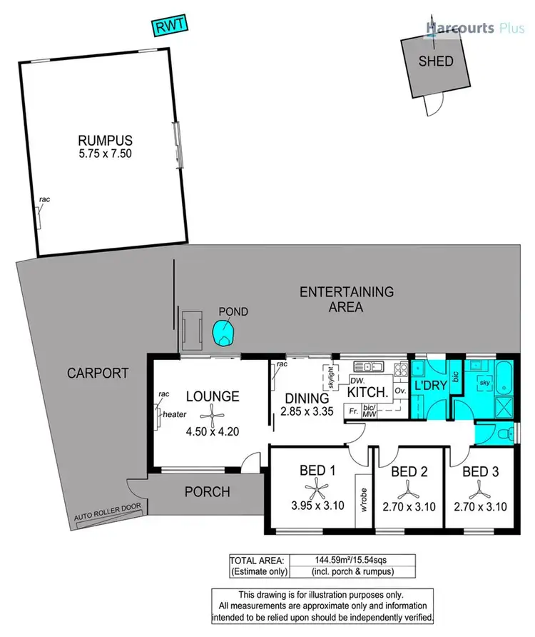Floorplan of Homely house listing, 7 Attunga Street, Sheidow Park SA 5158