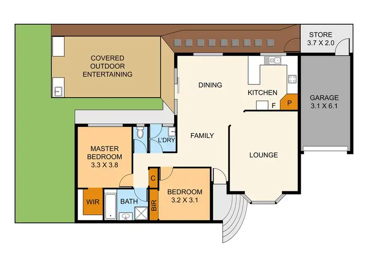 Floorplan of Homely unit listing, 2/235 Boronia Road, Boronia VIC 3155