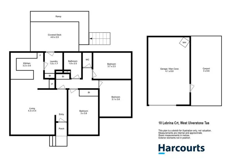Floorplan of Homely house listing, 10 Lebrina Court, West Ulverstone TAS 7315