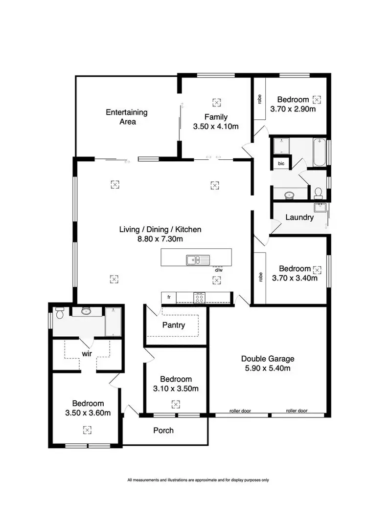 Floorplan of Homely house listing, 6 Magor Close, Normanville SA 5204