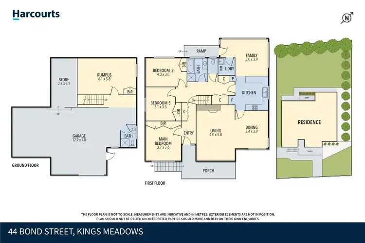 Floorplan of Homely house listing, 44 Bond Street, Kings Meadows TAS 7249