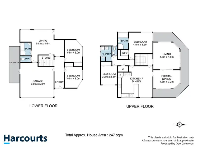Floorplan of Homely house listing, 10 Seacrest Avenue, Blackmans Bay TAS 7052