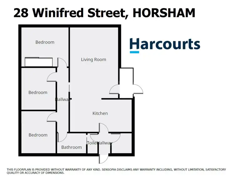 Floorplan of Homely house listing, 28 Winifred Street, Horsham VIC 3400