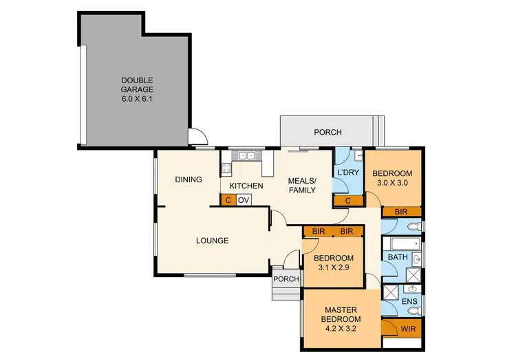 Floorplan of Homely unit listing, 3/17 Western Road, Boronia VIC 3155