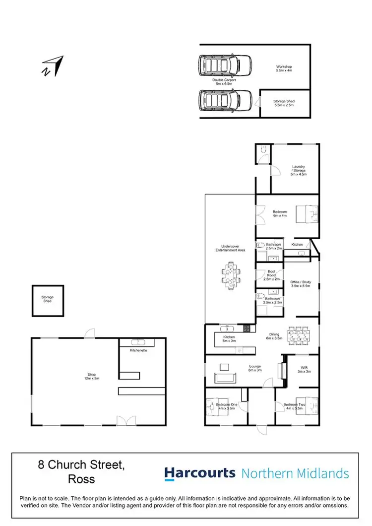Floorplan of Homely house listing, 8-10 Church Street, Ross TAS 7209