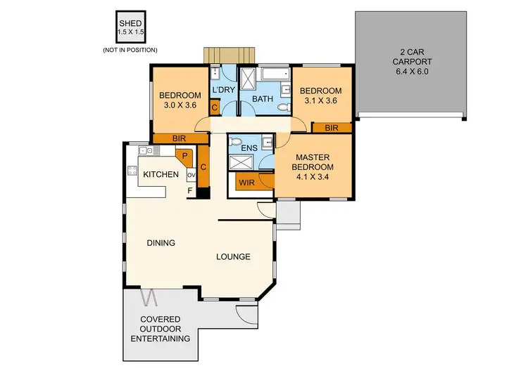 Floorplan of Homely house listing, 7 Chatham Avenue, Ferntree Gully VIC 3156