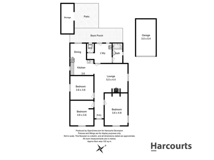 Floorplan of Homely house listing, 6 Foster Street, Railton TAS 7305