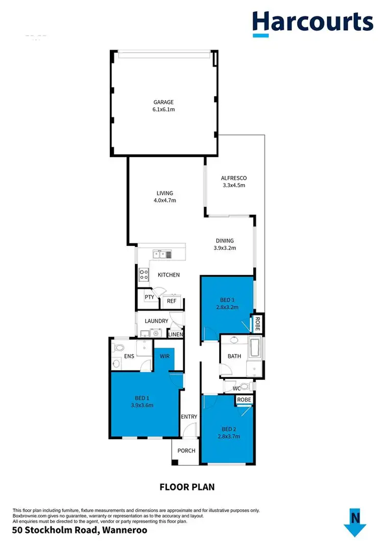 Floorplan of Homely house listing, 50 Stockholm Road, Wanneroo WA 6065