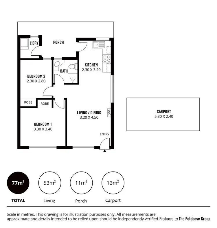 Floorplan of Homely unit listing, 3/18 Windsor Avenue, Magill SA 5072