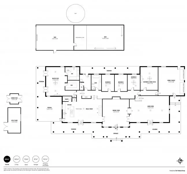 Floorplan of Homely house listing, 34 Bowman Court, Evanston Park SA 5116