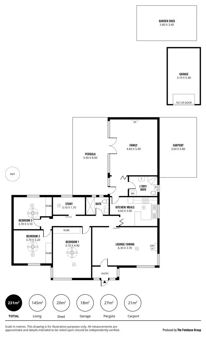 Floorplan of Homely house listing, 30 Windermere Avenue, Clapham SA 5062