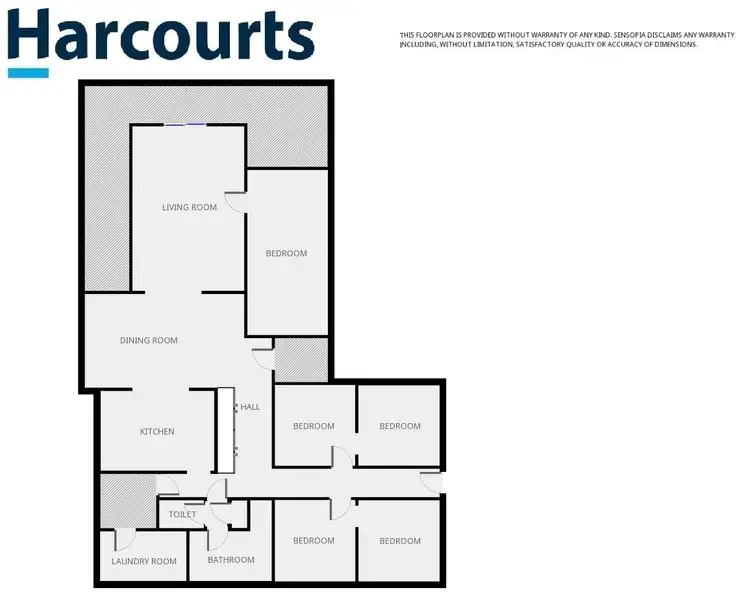 Floorplan of Homely house listing, 45 Lake Street, Edenhope VIC 3318