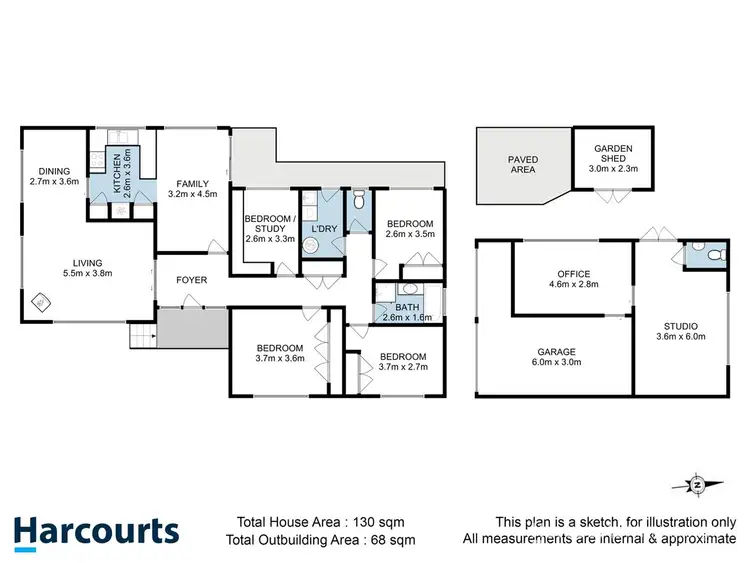 Floorplan of Homely house listing, 2 Aldinga Street, Blackmans Bay TAS 7052