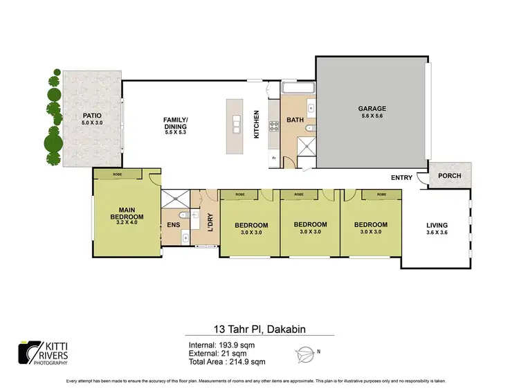 Floorplan of Homely house listing, 13 Tahr Place, Dakabin QLD 4503