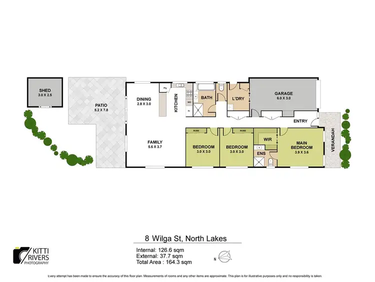 Floorplan of Homely house listing, 8 Wilga Street, North Lakes QLD 4509