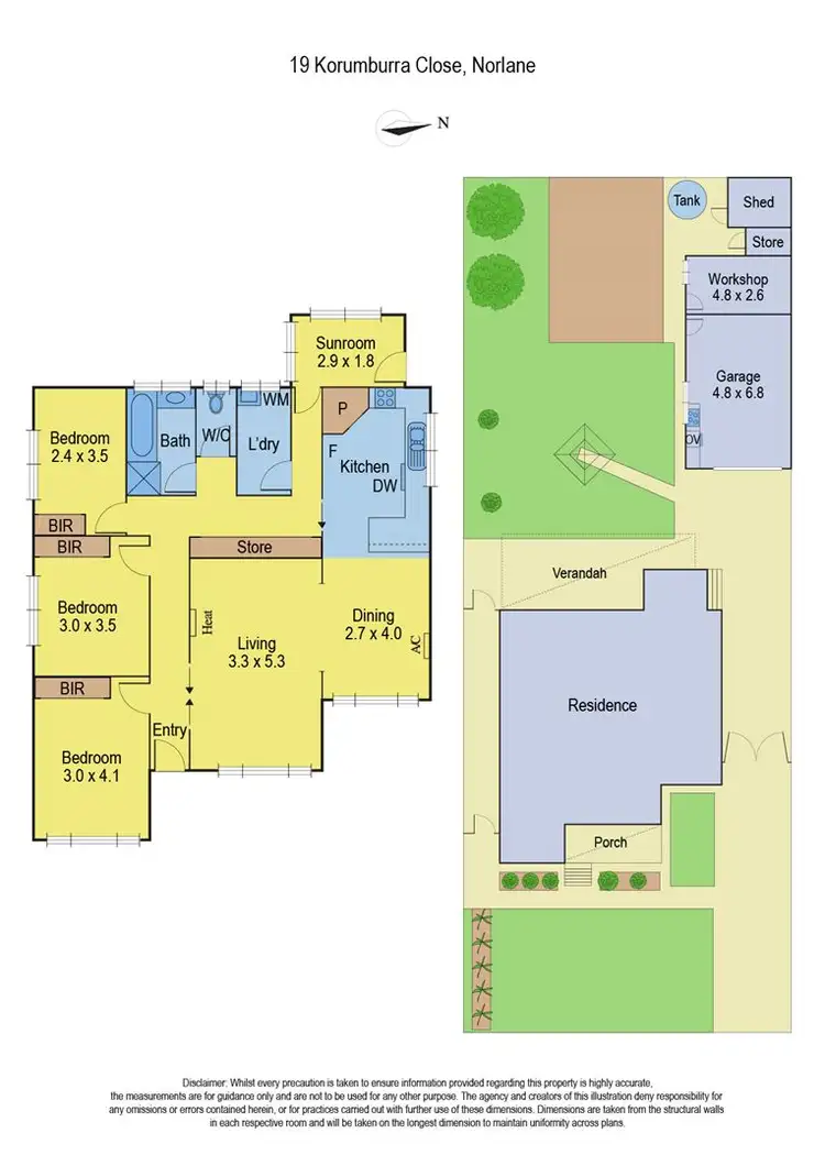 Floorplan of Homely house listing, 19 Korumburra Close, Norlane VIC 3214