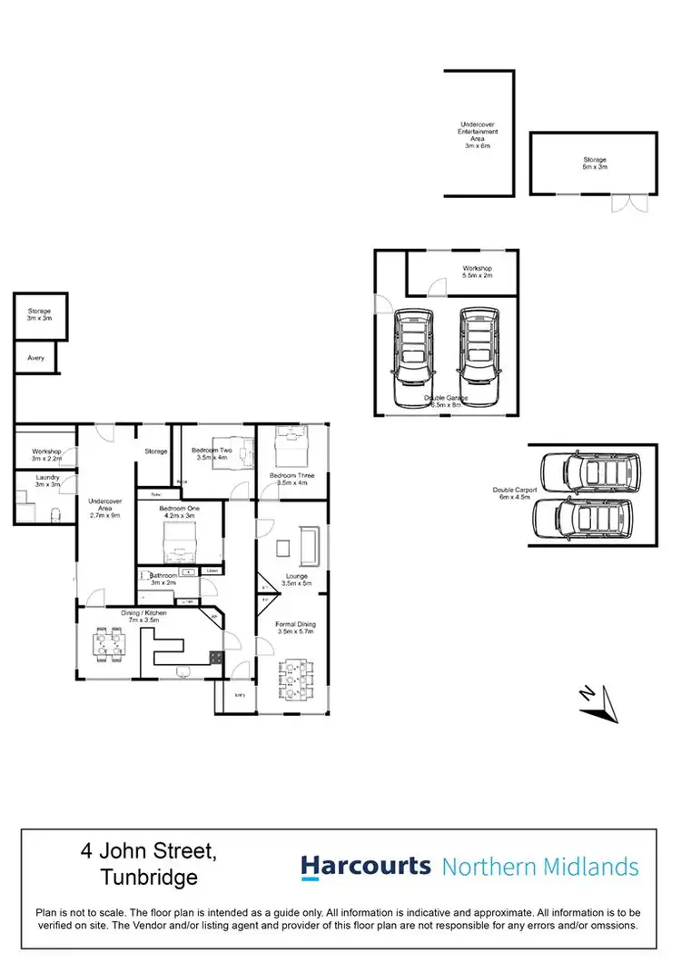 Floorplan of Homely house listing, 4 John Street, Tunbridge TAS 7120