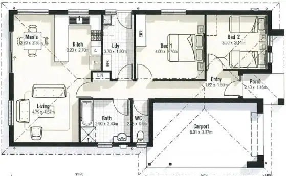 Floorplan of Homely house listing, 19 Miranda Avenue, Kilburn SA 5084