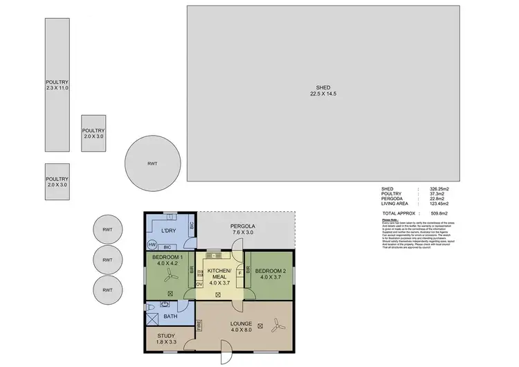 Floorplan of Homely house listing, 245 Ridge Road, Mylor SA 5153