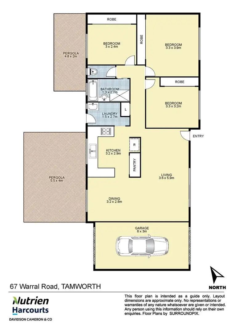 Floorplan of Homely house listing, 67 Warral Road, Tamworth NSW 2340