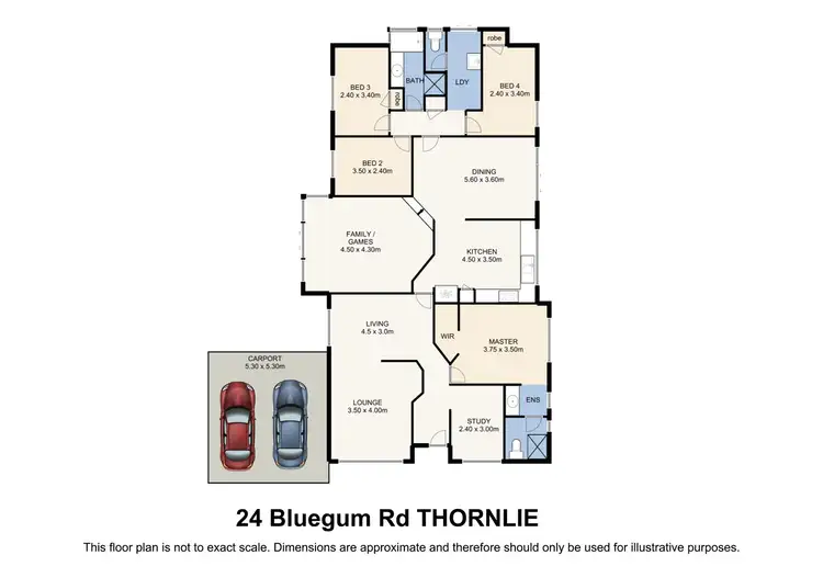 Floorplan of Homely house listing, 24 Bluegum Road, Thornlie WA 6108