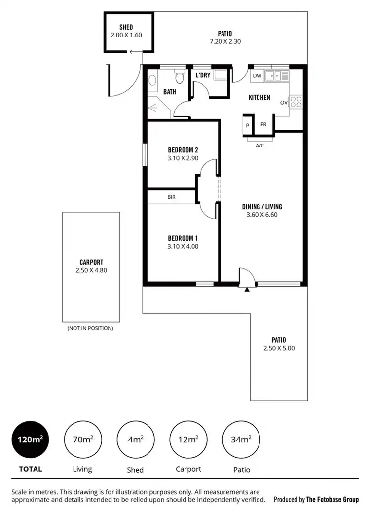 Floorplan of Homely unit listing, 3/526 Magill Road, Magill SA 5072