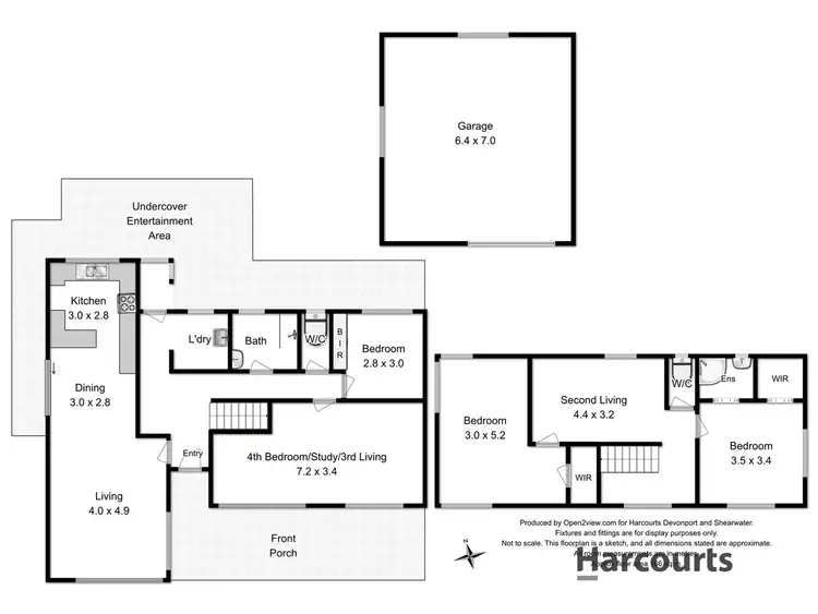 Floorplan of Homely house listing, 206 Oldaker Street, Devonport TAS 7310
