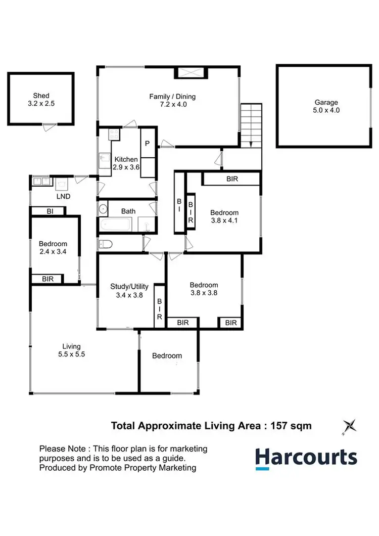 Floorplan of Homely house listing, 65 Malunna Road, Lindisfarne TAS 7015