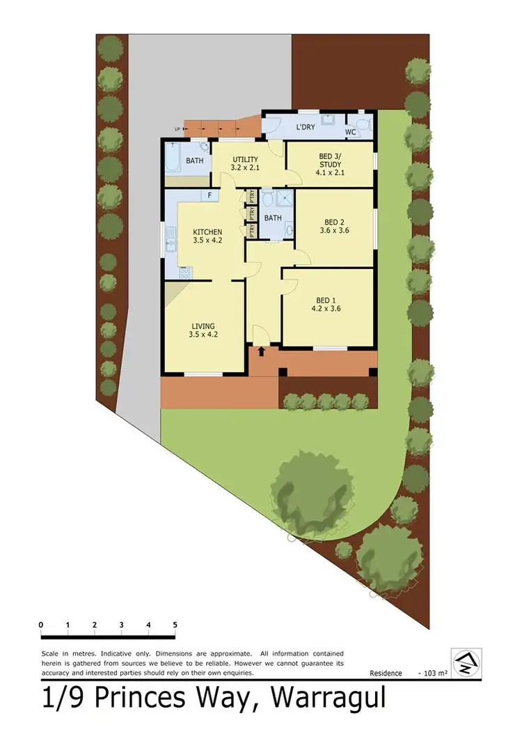 Floorplan of Homely house listing, 1/9 Princes Highway, Warragul VIC 3820