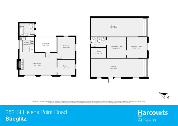 Floorplan of Homely house listing, 252 St Helens Point Road, Stieglitz TAS 7216