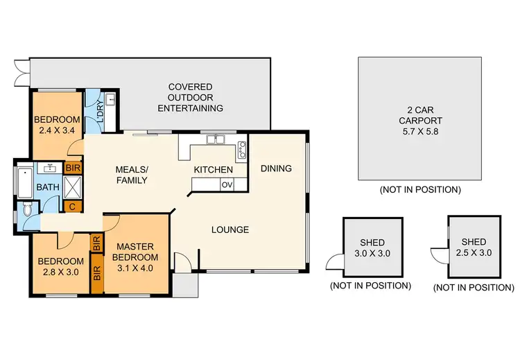 Floorplan of Homely house listing, 52 Bryden Drive, Ferntree Gully VIC 3156