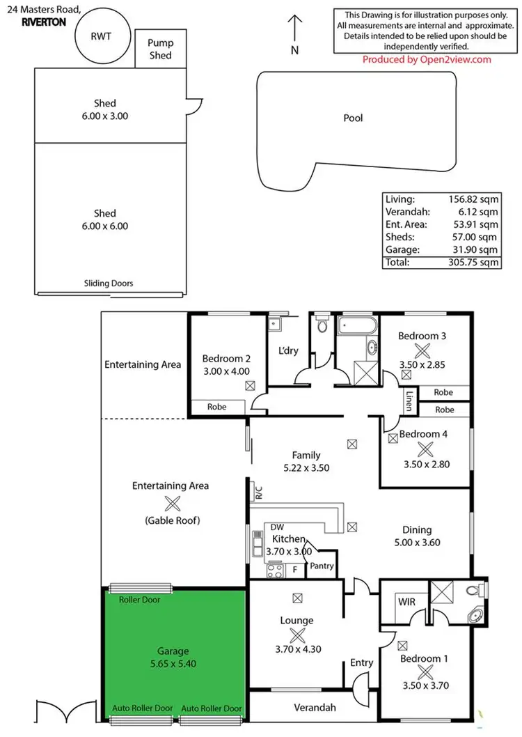 Floorplan of Homely house listing, 24 Masters Street, Riverton SA 5412