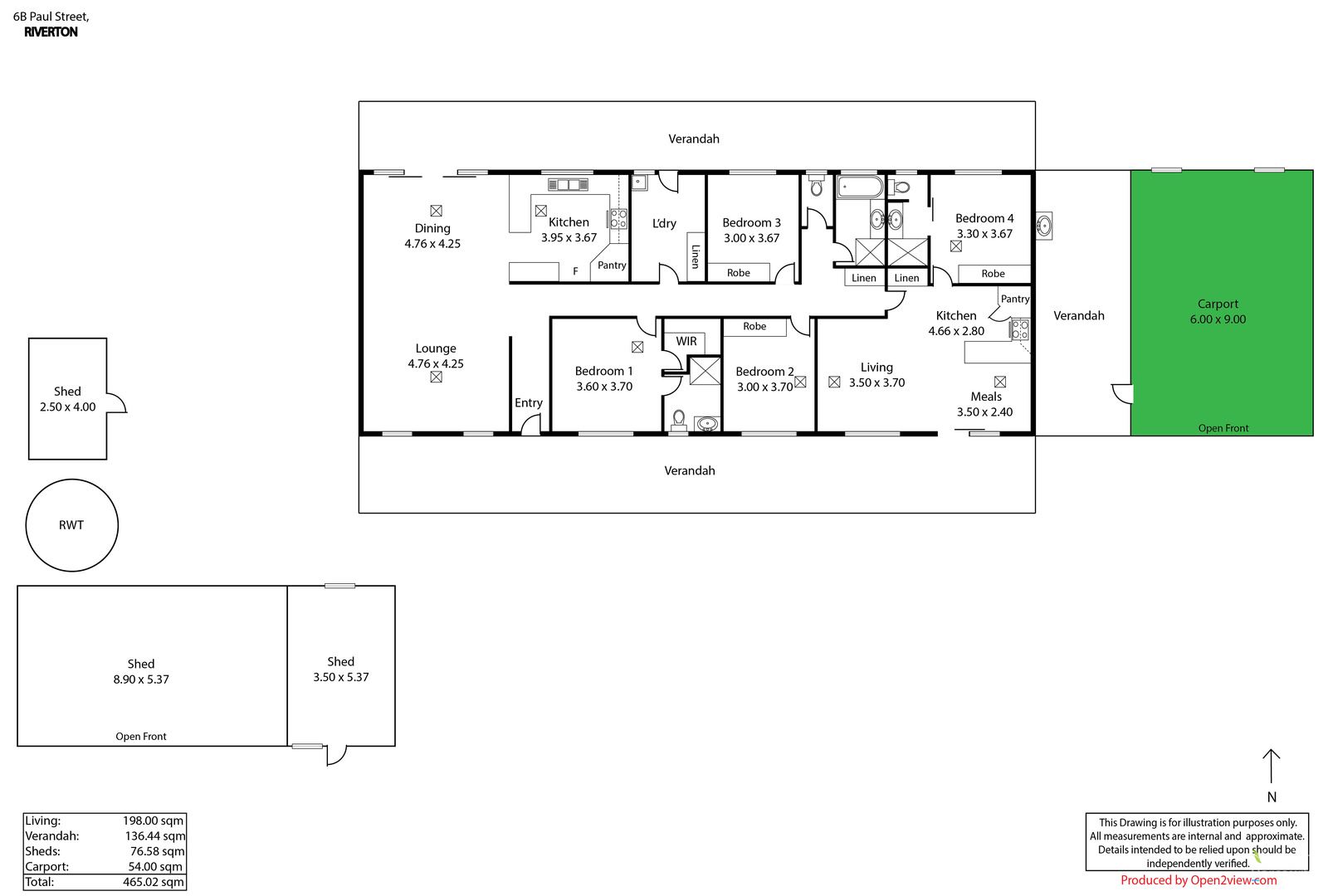 Floorplan of Homely house listing, 6b Paul St, Riverton SA 5412
