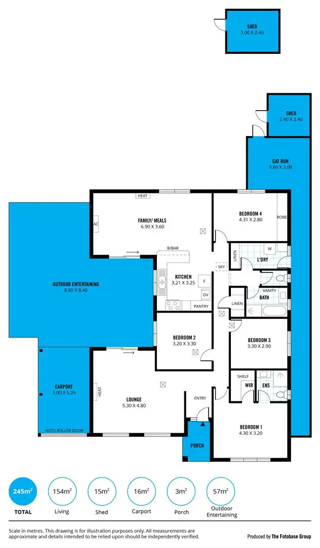 Floorplan of Homely house listing, 20 St James Street, Woodcroft SA 5162